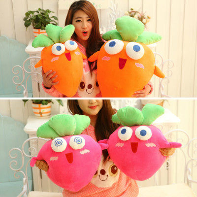 Defend radish doll plush toy, cute pillow and cushion, big radish doll, creative gift for children