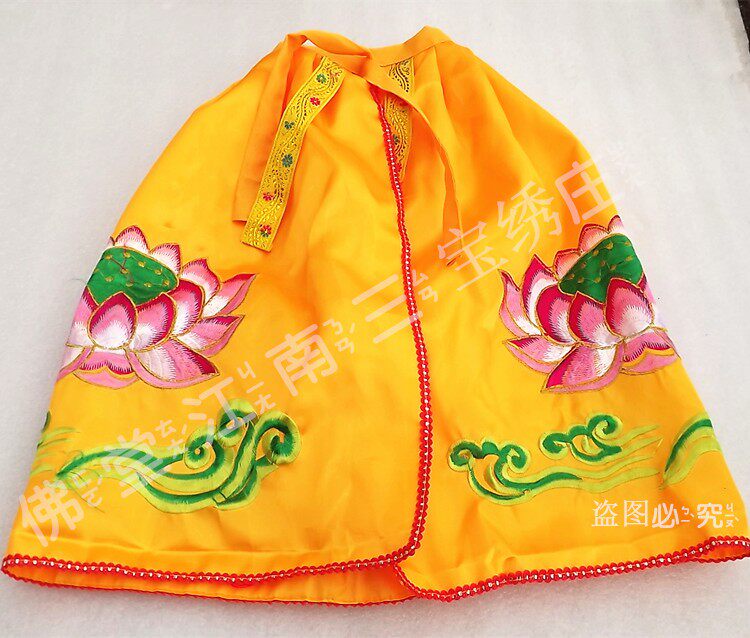 Buddha Cloak Guanyin Cloak Buddha robe Statue Cloak Tide embroidered Lotus Buddha robe Bodhisattva dragon robe Shawl God's cloak