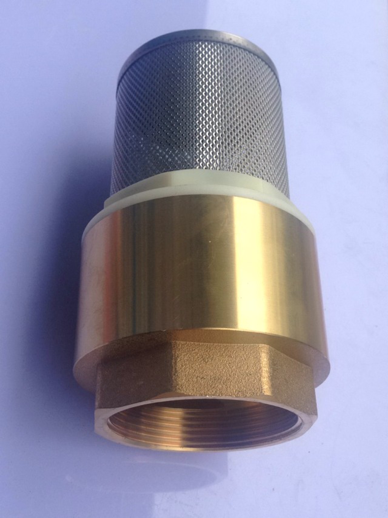 Brass belt mesh bottom valve filter check valve water pump vertical check bottom valve filter valve H12X