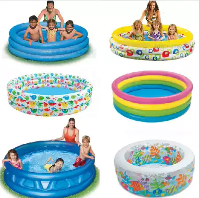 INTEX baby children inflatable paddling pool ocean ball pool sand pool fishing pond