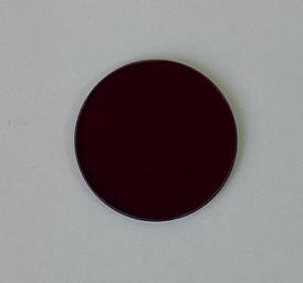 HB650 红色滤光片 前截止 后通过滤光片 红色滤光镜 &Phi;25*2mm