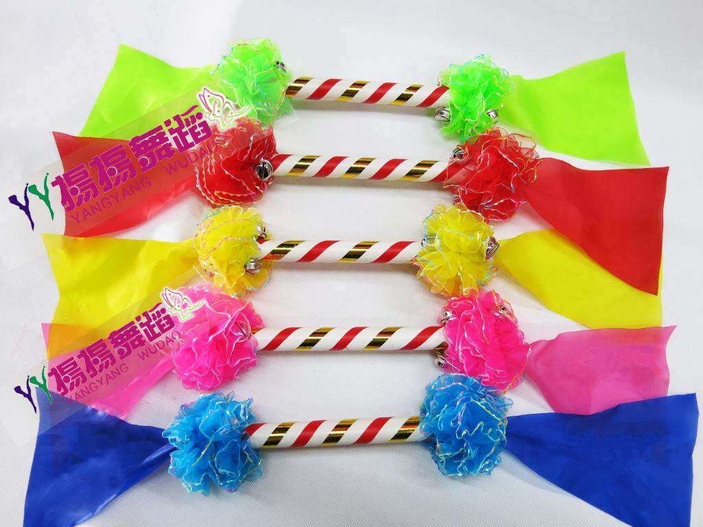 New flower sticks, overlord whips, dance props, continuous dance, square dance, Lianxiang exercises, new children's light equipment