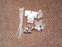 Self - lock nylon tie crystal head TV F head TV strap suction tape adjuvant suite