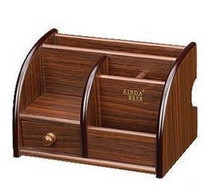 Wooden pen holder luxury multifunctional office pen holder wooden pen holder Xinda XD-5018