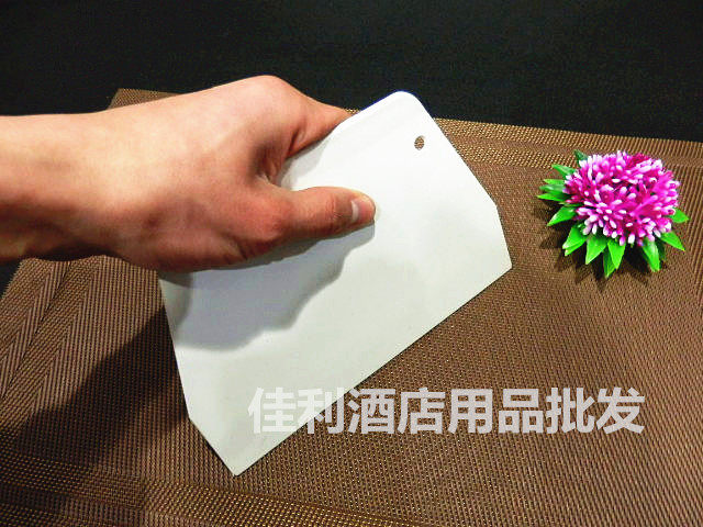 White Plastic Squeegee Big Scraping Panel Baking Tool Cake Cream Smear and Noodle Noodle Cutter Cake Tool