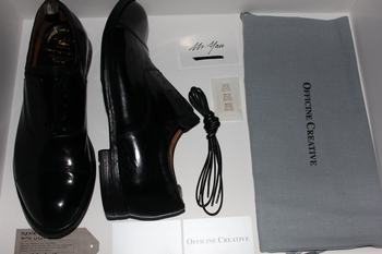 Officine Creative High-Shine Leather Oxford Shoes Limited Time Discount