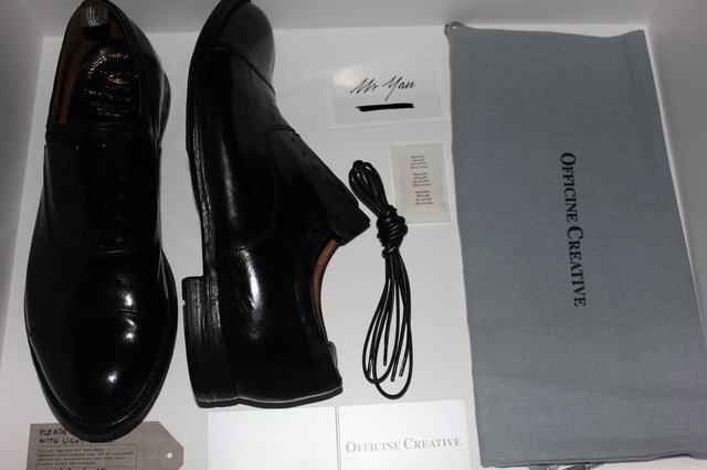 Officine Creative High-Shine Leather Oxford Shoes Limited Time Discount