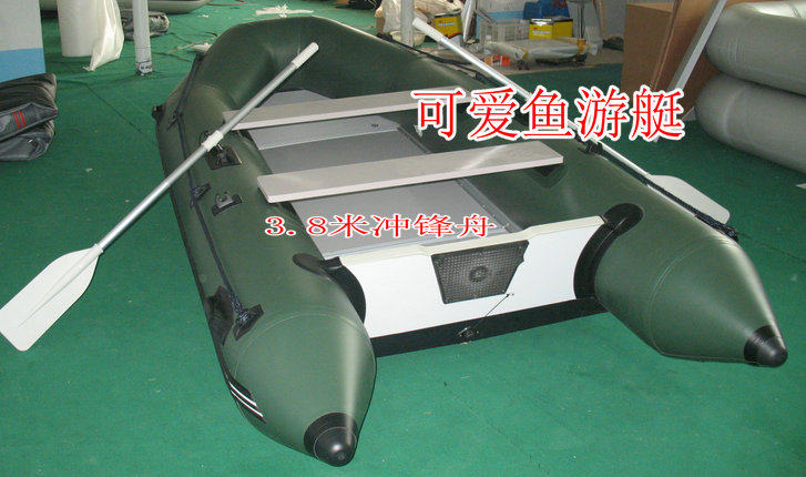 South Korea imported PVC3 3 meter fishing boat lifeboat rubber boat aluminum alloy bottom plate