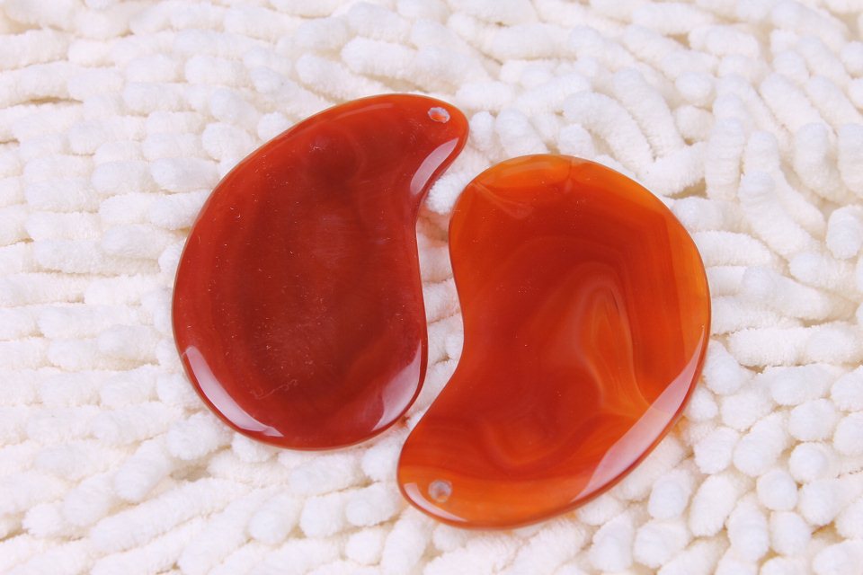  Manau scraping plate jade facial beauty scraping sheet Taiji yin and yang board pair