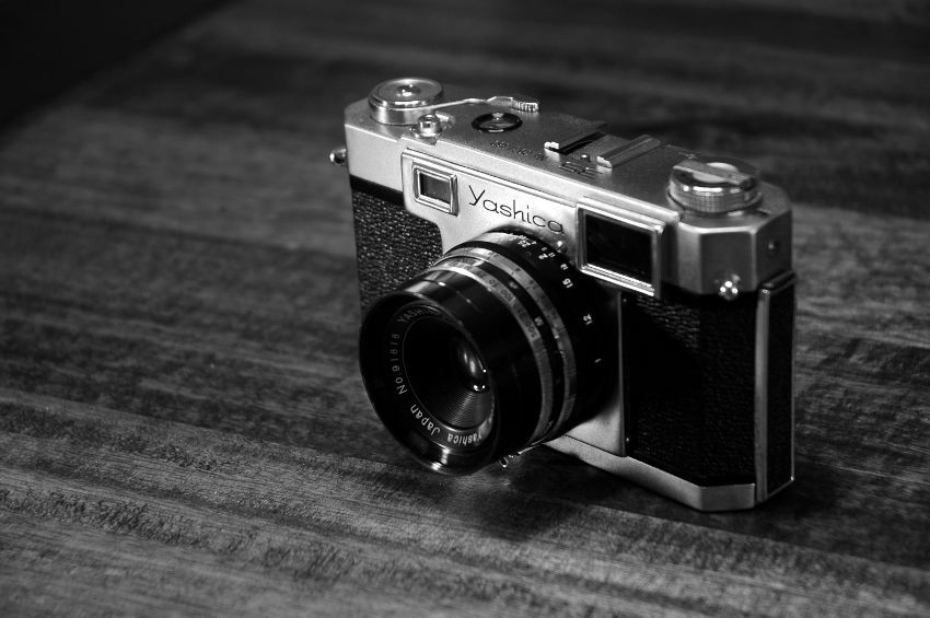 Yashica (Yasika) 35 next to the shaft