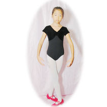 Professional manufacturers directly send * Childrens velvet cotton short sleeve one-piece dance clothes ballet practice clothes