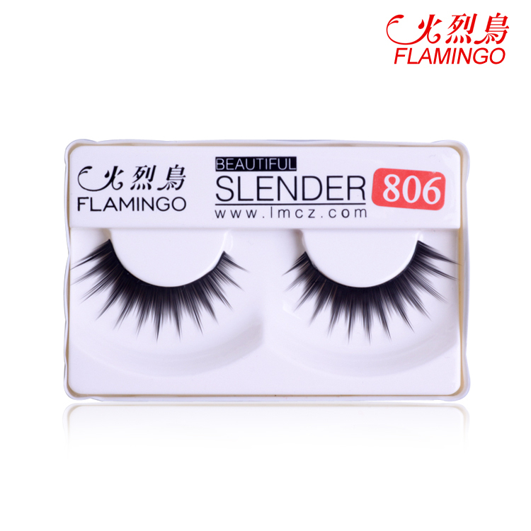 【火烈鸟官方授权店】火烈鸟密羽奢华假睫毛 一副 806 带胶