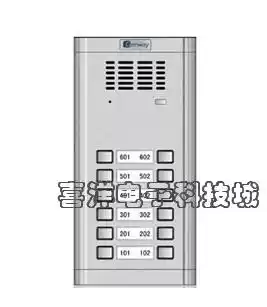Guangsong Zhenwei building intercom 4-line non-visual direct host WL-02D(2*6 households) direct press type