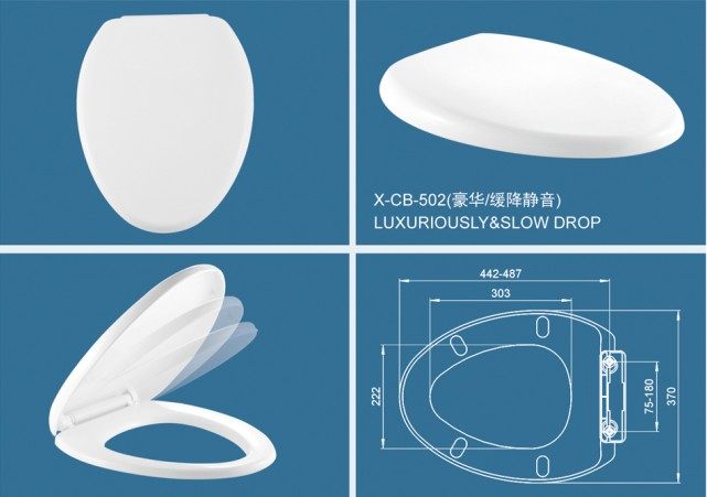 micawa beauty gahua toilet MB-1821 1835 Peng 491 Peng 491 toilet V cover plate muted