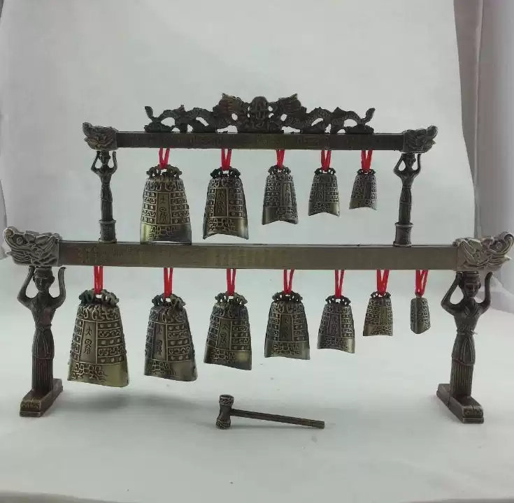 仿古工藝品擺飾曾侯乙雙層音樂編鐘青銅器裝飾樂器特價-淘寶Taobao | 天