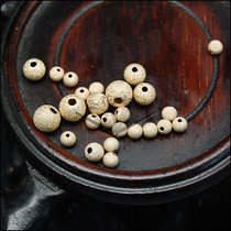 American original imported popular 14k golden beads frosted ball DIY jewelry earring beads 3-7mm