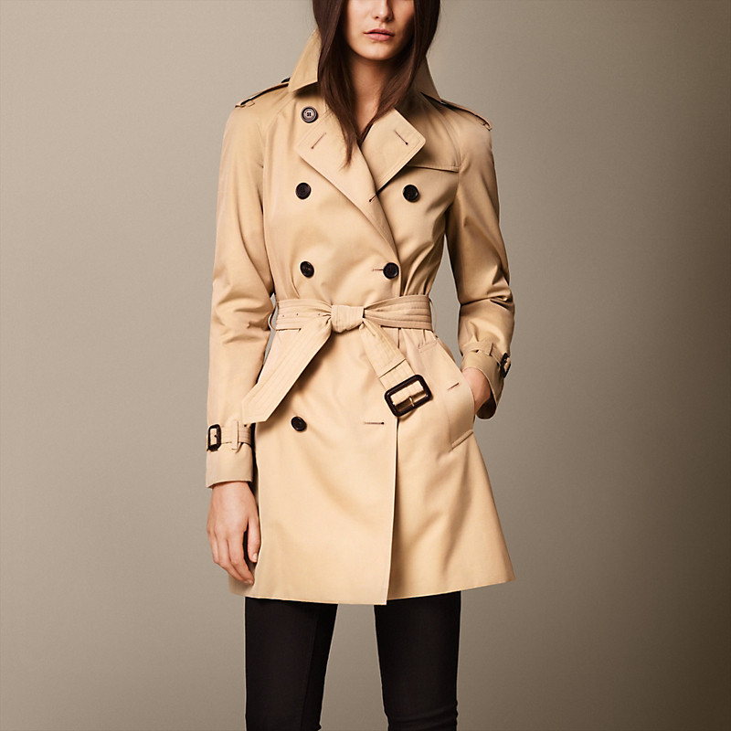 BURBERRY/博柏利威斯敏斯特中长款-Heritage Trench风衣 39008481