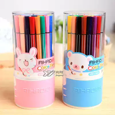 Watercolor pen 12 colors 18 24 36 48 color tube children student drawing watercolor pen washable graffiti pen