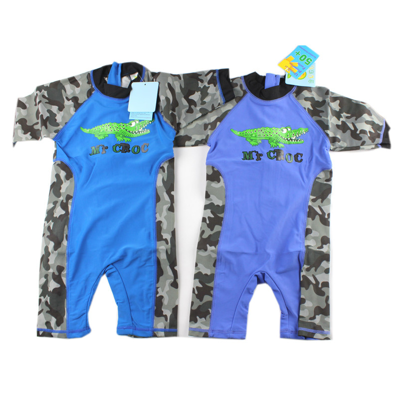 Children's Beach Clothes Sunjackets Cute cartoon swimsuits and surfer boys swimsuits