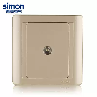 Simon Switch Socket 55 Series Champagne Gold TV Socket N55111-56