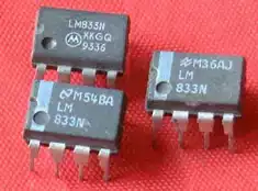 LM833 dual op Amp Place of origin: United States, South Korea, etc Feedback:voltage type