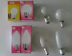 fsl bulb 25W40W60W transparent E14 E27