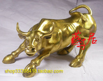 (Yanzi Residence) Tongu Wall Street-Bronze Bull Swing Piece-Copper Cow Special Cabinet-Copper Handicraft Cow