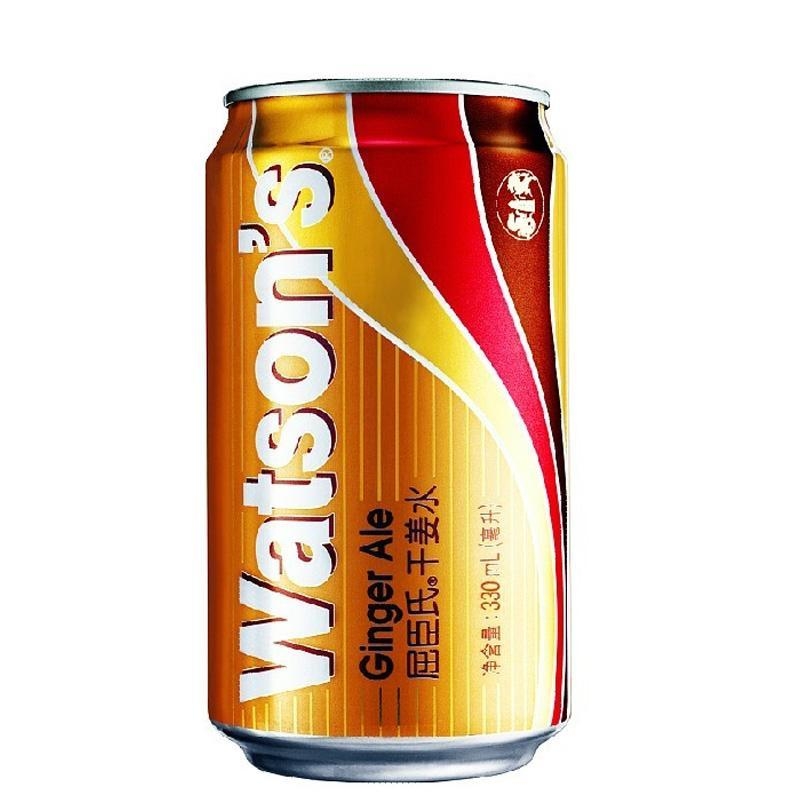 【天猫超市】屈臣氏干姜水330ml 苏打汽水 干姜味 鸡尾酒配料