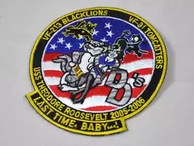 Double D Will 2005-2006 VF-31 VF-213 Last Tones Cruise Badge CVW-8 CVN-71