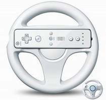 Игровая консоль WII Руль Mario Kart Wii с прямой ручкой Подставка на руле Правая ручка Кронштейн для пульта дистанционного управления