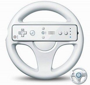 WII game console Mario Kart steering wheel Wii straight handle steering wheel stand right handle remote control bracket