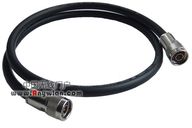 N-N male head adapter cable LMR400 50-7 low attenuation wifi wireless engineering feeder can be customized length