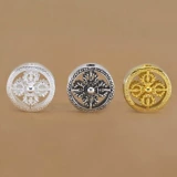 Бусины, четки из круглых бусин, браслет из кварца, аксессуар, аксессуары, серебро 925 пробы