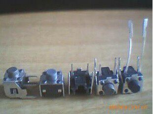 6X6 with iron frame light switch TSVR-2 push button switch 1000pcs MOQ