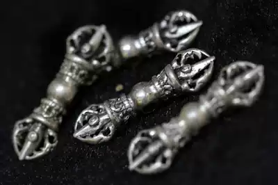 925 silver do old Tibetan beads accessories demon pestle length 3 2cm