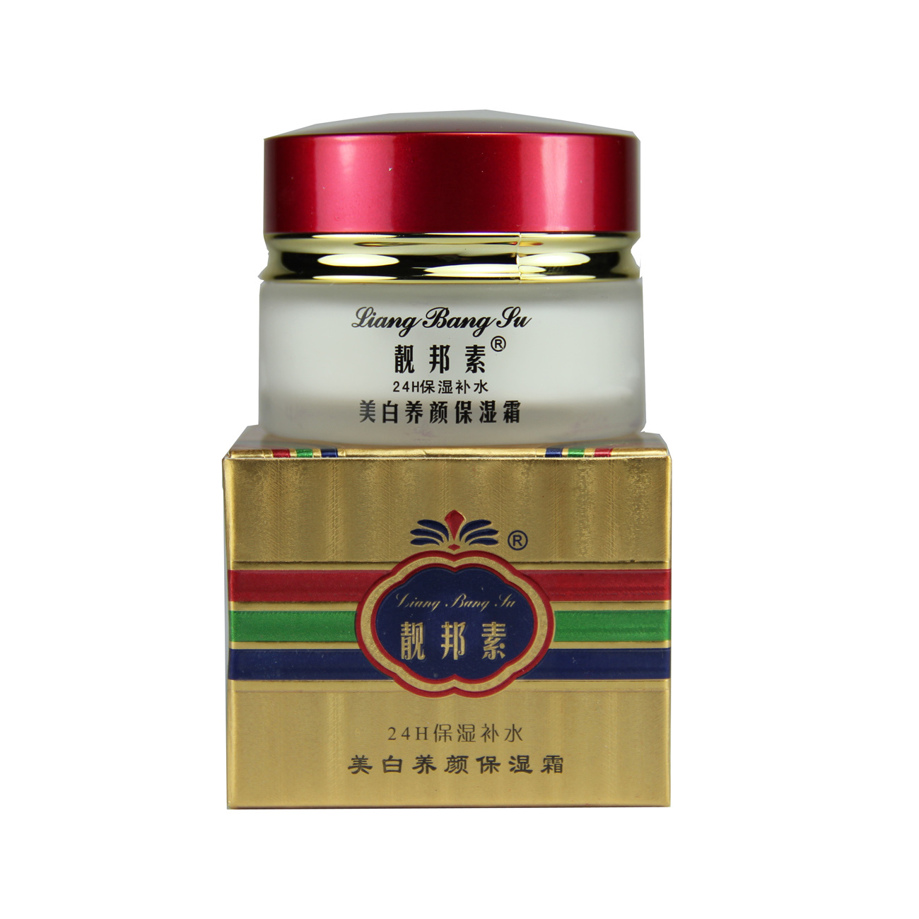 天猫商城特价 专柜正品 台湾靓邦素24小时美白养颜保湿霜30G护肤