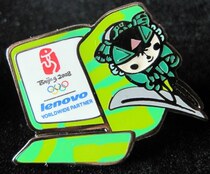 Olympic badge 2008 Olympic sponsor badge