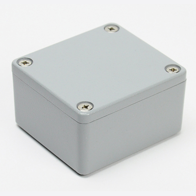 Outdoor security power controller industrial control shell cast aluminum waterproof box 64*58*35 metal sealing box mounting feet