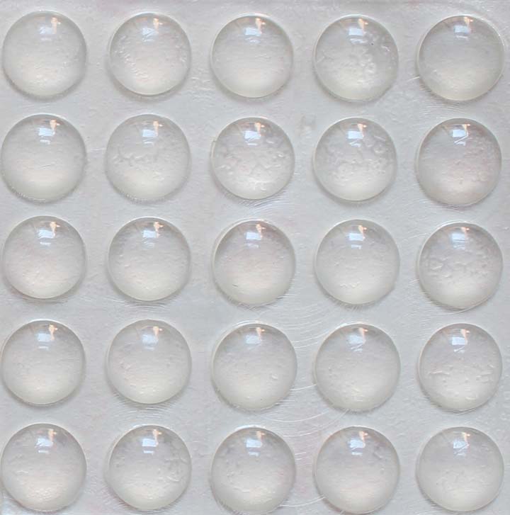 25 pieces of overall cabinet door anti-collision particles door suction anti-collision pad pad door anti-collision stickers anti-collision particles self-adhesive anti-collision glass non-slip pad