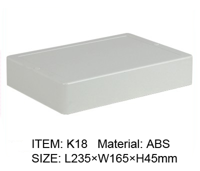 Factory direct sales ABS plastic waterproof box K18 sealed rainproof outdoor junction box 235*165*45