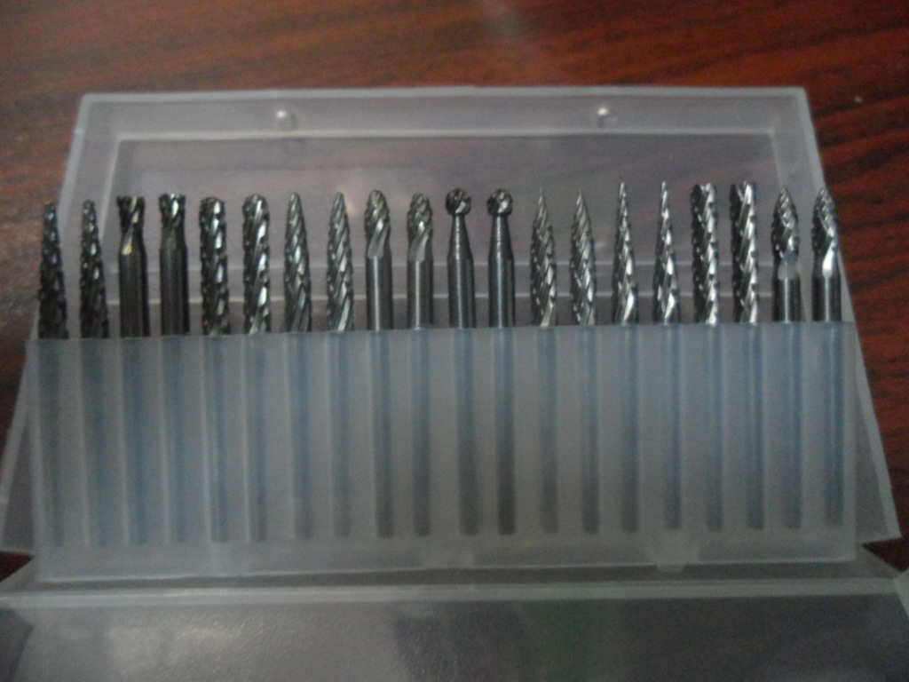 Shared Set Tungsten Steel Grinding Head 3*3 Alloy Grinding Head Carbide Rotating File 20