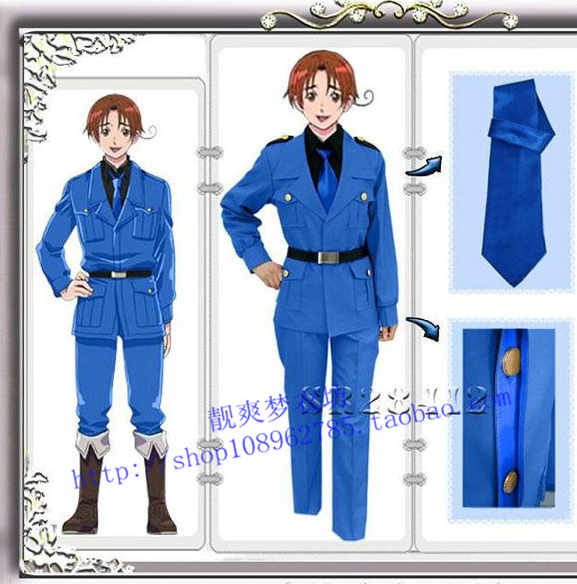 APH Italian Italian black Talia uniform cos cosplay uniform