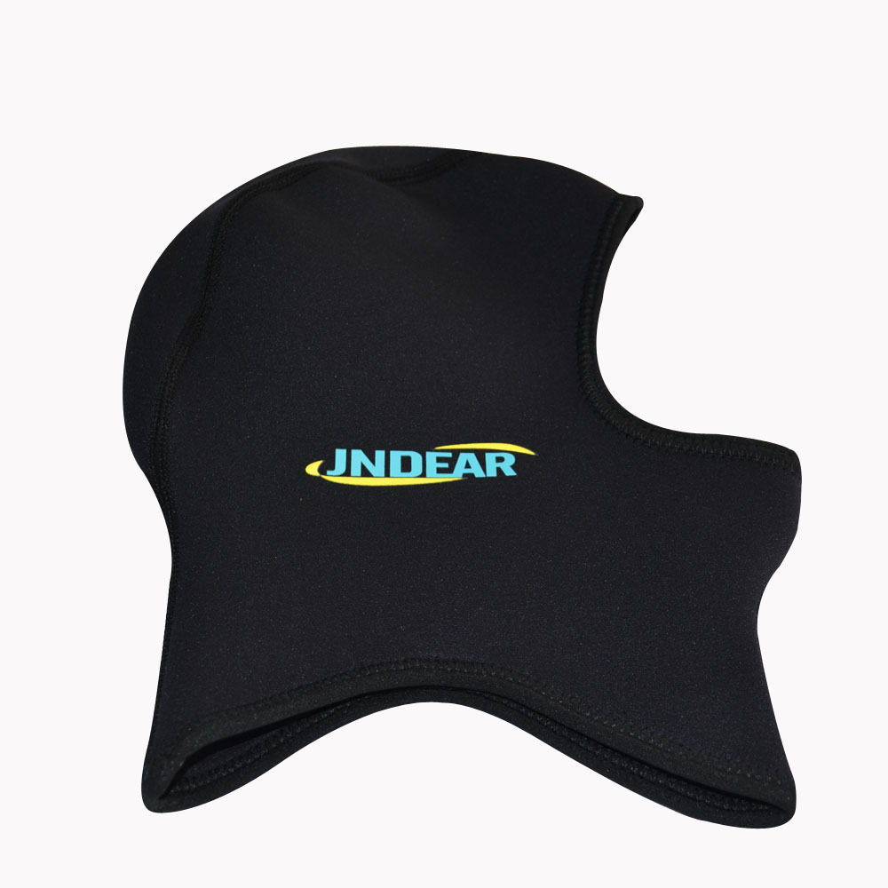 Warm diving cap 3mm winter swimming cap shoulder diving headgear men and women cold-proof swimming cap winter and winter swimming equipment