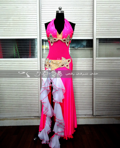 Belly dance performance to serve a performance suit and make a mei red suit Russian section-Taobao