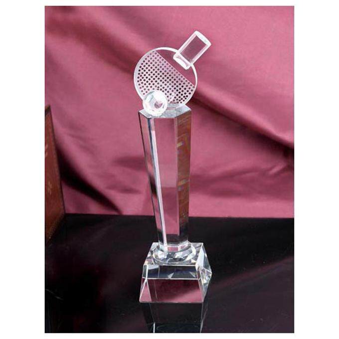 Table Tennis Crystal Trophy Glazed Trophy Plated Trophy Screen Cigarette Cylinder Metal Trophy Iceberg Pickling Medal