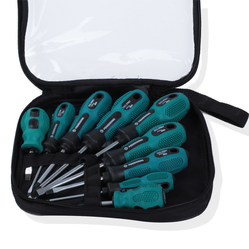 Pengji Cross - Work set screwdriver 9 set screwdriver combined screwdriver changed cone
