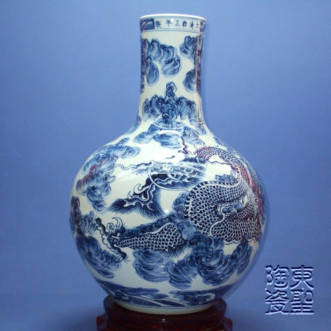 宋汝窑陶瓷香炉天青釉弦纹樽仿古三足香炉居室装饰香炉-Taobao-Tmall