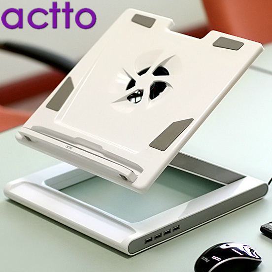 Korea Actto Anshang Nbs07H Laptop Cooler USB Expansion Stand Foldable Base Bracket