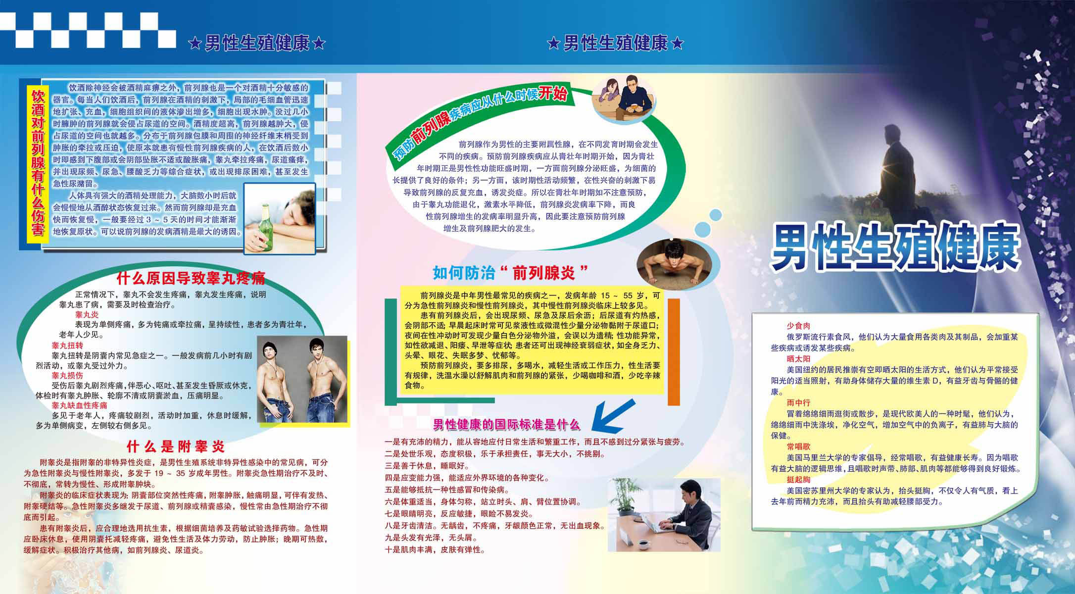 海报印制93素材健康展板309男性生殖健康
