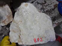 No. 6766 jade raw material naked stone Qinghai material Kunlun jade raw stone mountain stock white jade 8 42 kg